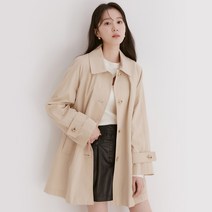 로엠 하프 트렌치코트