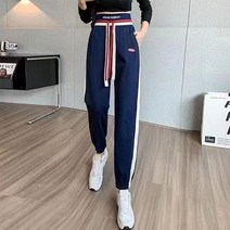 여성용 프로 레드 배색 트레이닝 팬츠 CH-2211956