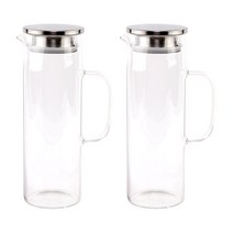 블룸엣홈 내열유리 냉장고 물병 2p, 혼합색상, 1500ml
