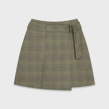 미쏘 랩디테일 미니 스커트