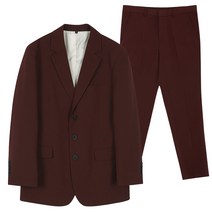 언탭트 남성용 베이직핏 쓰리버튼 정장수트 자켓 + 팬츠 세트