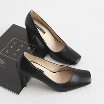 잭앤질 수제 스퀘어라인 펌프스 8cm JA2130