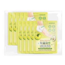 소프리스 발 뒤꿈치만 집중필링 마스크, 1개입, 10개