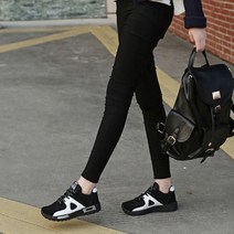 벨레페 여성용 퍼프스 배색 컬러 포인트 운동화