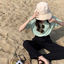 플랜데이 얼굴소멸 썸머 쿨 코튼 벙거지모자