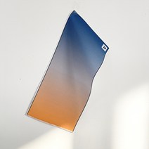 비침적은 그라데이션 두툼 쉬폰 원단 인터록마감, 선라이즈