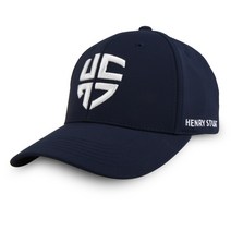 헨리스튜어트 이니셜자수 골프모자 볼캡, 네이비