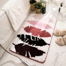 YOU&ME 모던 현관러그 욕실발매트, 깃털 유채색