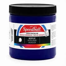 스피드볼 아크릭 실크스크린 잉크, Process Cyan, 236ml