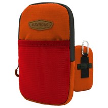 엑스피크 메쉬 스마트폰 파우치 오렌지