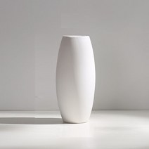 리버그린 깔끔한 오브제 화병 A타입, 화이트, 1개