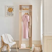 퍼리든 엘릭코 드레스룸 1단 행거형 600 방문설치, 메이플