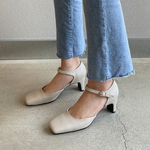 벨레페 줄리 스퀘어 스트랩 구두 6cm