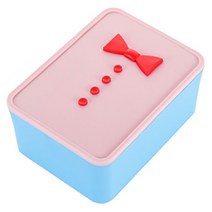 알럽홉 나비넥타이 사각 바늘쌈지, 레드넥타이, 1개