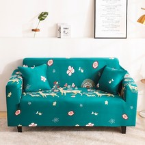 스타 고탄력 소프트 패턴 소파 커버, 행복한 가족