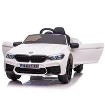 하나토이즈 BMW M5 F90 컴페티션 유아 전동차, 화이트