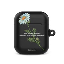 샤론6 에어팟 1 / 2 세대 디자인 블루데이지 케이스
