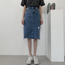 린다샵 히크지 절개 청 스커트 SK3606K13