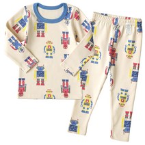 퓨코 아동용 미니로보 스판 내의 상하세트