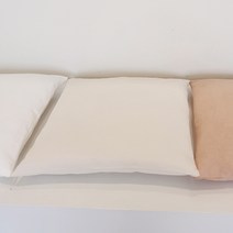 참데코 물들임 자연염색 방석 쿠션 커버, 광목