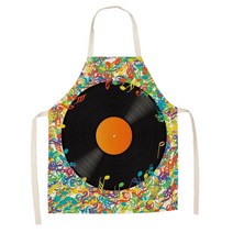 에이홉 뮤직 일러스트 앞치마 68 x 55 cm, IT 33, 1개