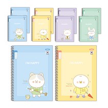 펜피아 2000 초등 8칸 국어 스프링노트, 10개, 랜덤발송