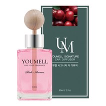 유멜 시그니처 카 디퓨저 80ml, 1개, 블랙체리