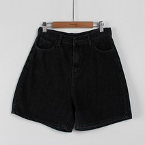 빼빼 여성용 마로 워싱 일자 청반바지