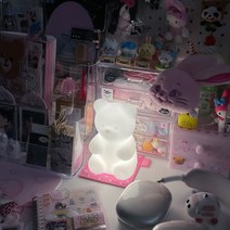 젤리곰 무드등 무선형 타이머기능, 화이트