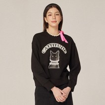 뎁 Black Cat CATTITUDE Sweatshirt DEAMB2009M