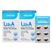데일리원 루테인 아스타잔틴 15g, 30정, 2개