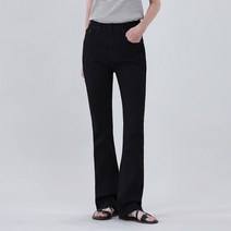 어썸어라운드 여성용 숏 세미 부츠컷 팬츠