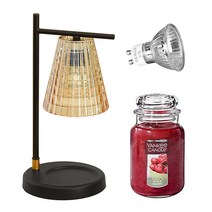 라티조명 모렐라 캔들워머 + 양키캔들 라지자 캔들 블랙체리 세트, 블랙(캔들워머)