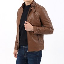 남성용 차이나카라 가죽점퍼 레더자켓 KX134
