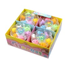 2000 말랑한 동물 모찌 친구들 슬라임 6종 x 16p 세트, 랜덤발송