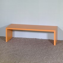 양지가구 양발이 선반, 오렌지, 1단