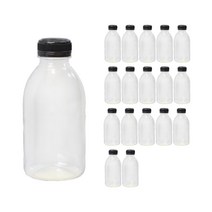 서울패키지 단단한 페트공병 블랙캡, 500ml, 18개