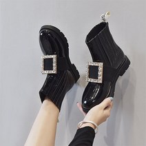 TCR 아델 사각 버클 여성 부츠