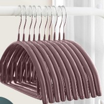프랑온드 논슬립 가정용 플라스틱 반원 옷걸이 ONE SIZE, 브라운, 30개입