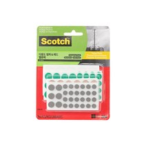 3M 스카치 다용도 범퍼 패드 원형 대용량팩 194p, 혼합색상, 1개