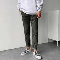 맨타임 남성용 데일리 허리밴딩 고급 코튼팬츠 QKS.