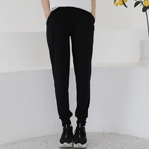 필테라 여성용 강연사 조거팬츠 시보리
