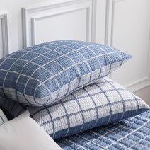 바니루이스 보드 리플 누빔 베개커버 2p