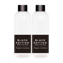 바이향 블랙에디션 디퓨저 리필 오일 2p, 200ml, 피치코튼