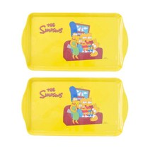 릴팡 심슨 핸들 쟁반 2p, 혼합색상