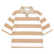 파이브엑스라지 남성용 오버핏 7부 단가라 카라티