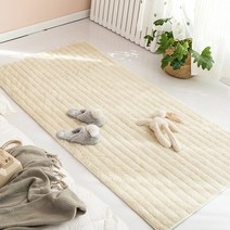 JCP 포근 스트라이프 퀼팅 카페트