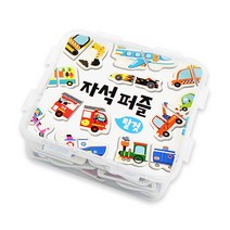 타이거 자석 퍼즐 탈것, 1개, 15피스