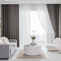 지나송 로즈마리 아일렛 암막커튼 봉포함