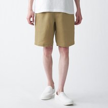 무인양품 남성용 MUJI 프렌치 리넨 쇼트 팬츠 AED19A1S